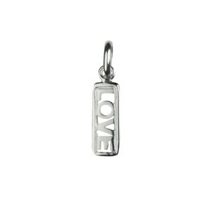 Sterling Silver 'Love' Charm