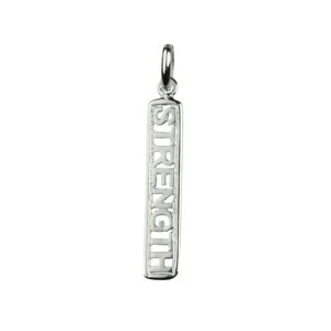 Sterling Silver 'Strength' Charm